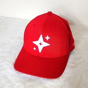Superior Apparel Red Flexfit Adjustable Hat